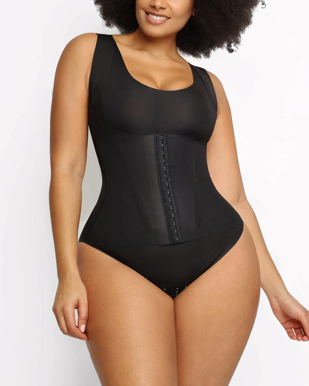 Bare Essentials™ Cream Touch™ 3 In 1 Shaping Tank Brief Bodysuit - Image 4