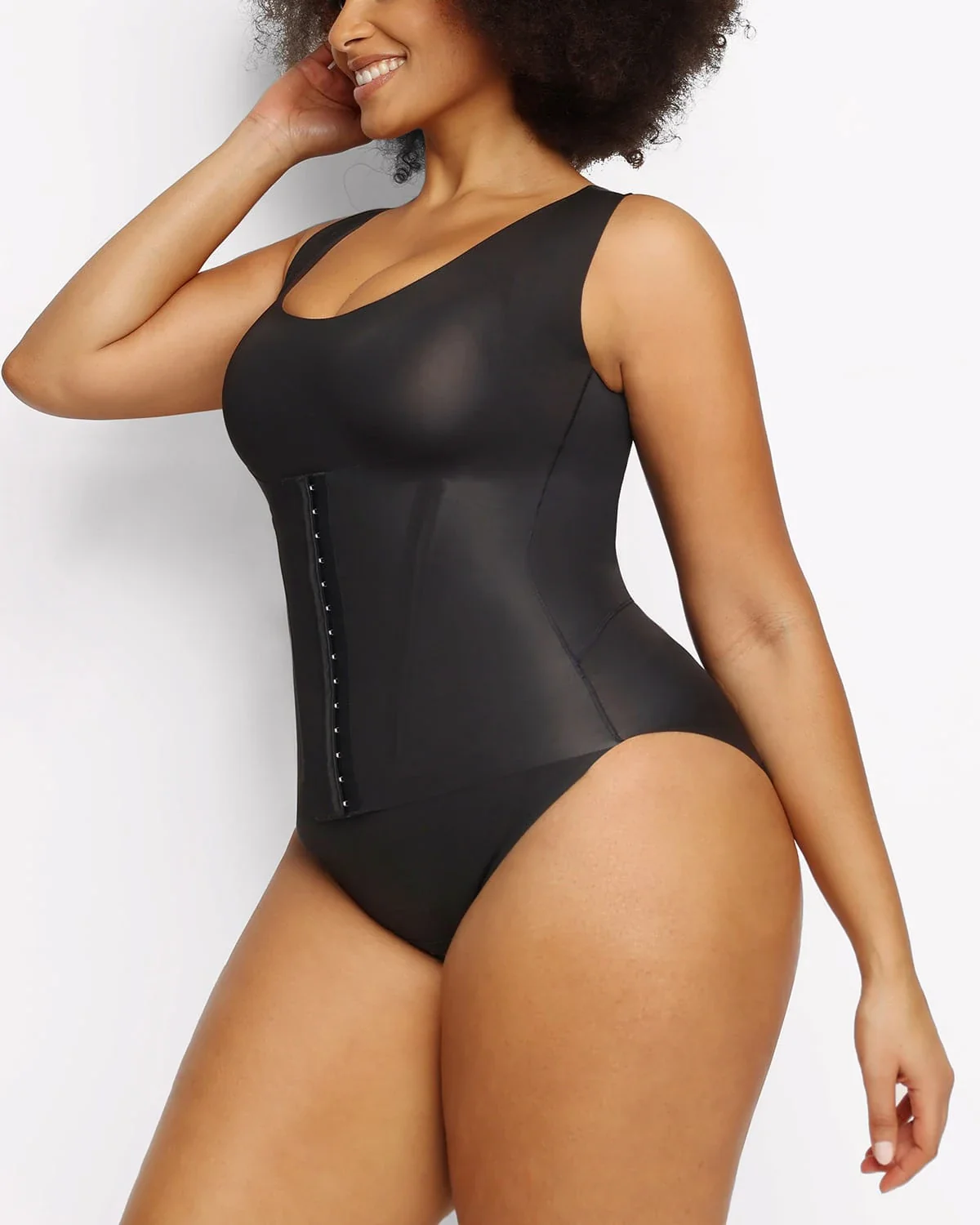 Bare Essentials™ Cream Touch™ 3 In 1 Shaping Tank Brief Bodysuit - Image 8
