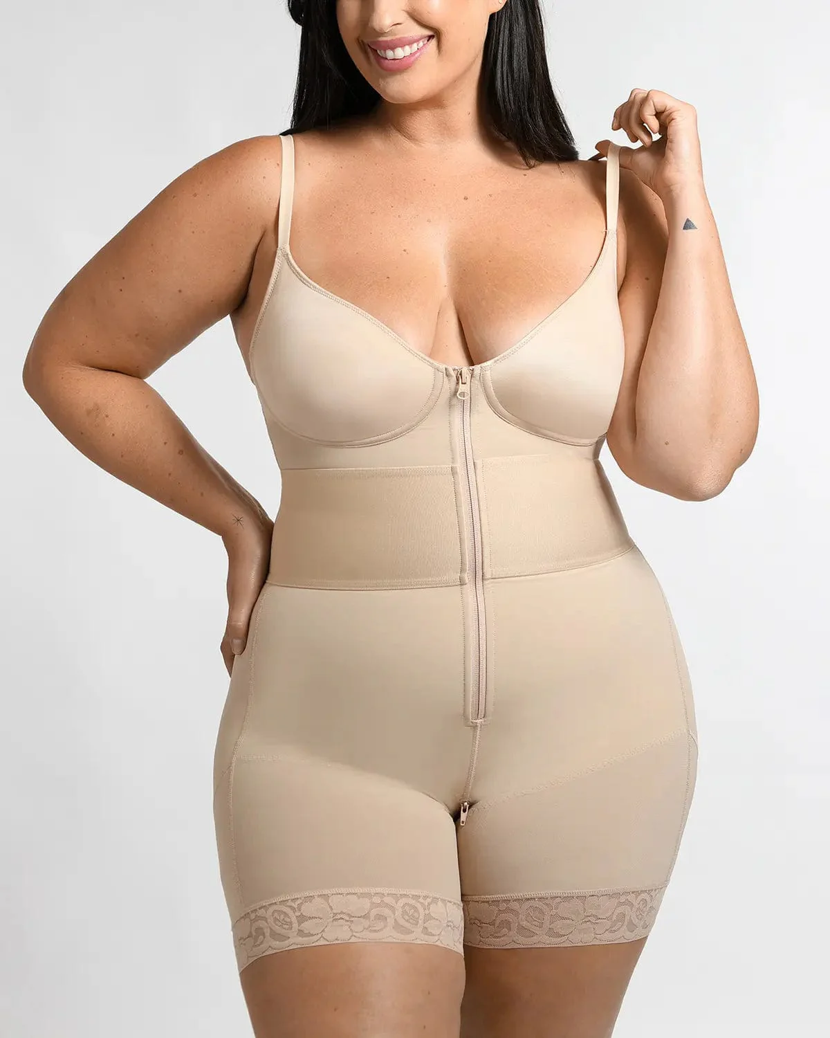 Bare Essentials™ AirSlim® ElasticFuse Waistband Shaping Bodysuit - Image 11