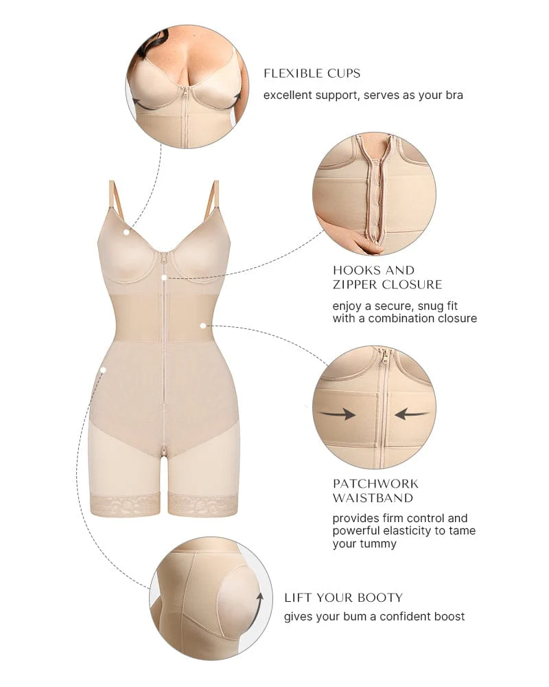 Bare Essentials™ AirSlim® ElasticFuse Waistband Shaping Bodysuit - Image 12