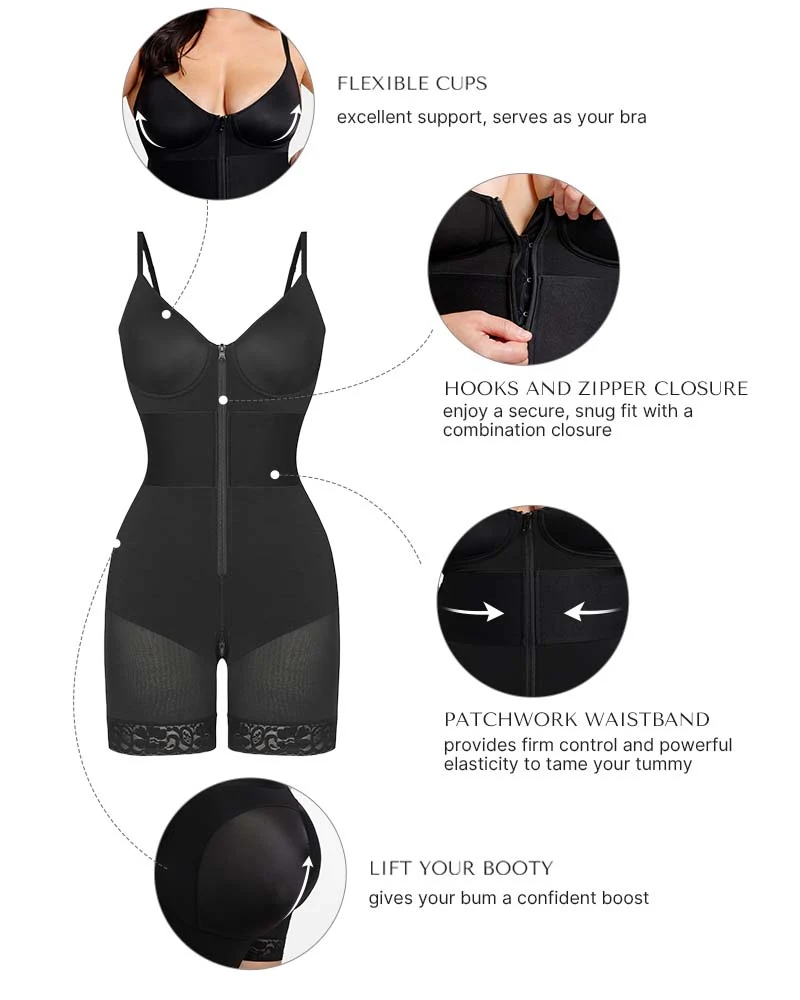 Bare Essentials™ AirSlim® ElasticFuse Waistband Shaping Bodysuit - Image 3