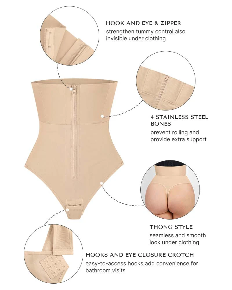 Bare Essentials™ AirSlim® High-Rise Body Sculpting Thong - Image 8