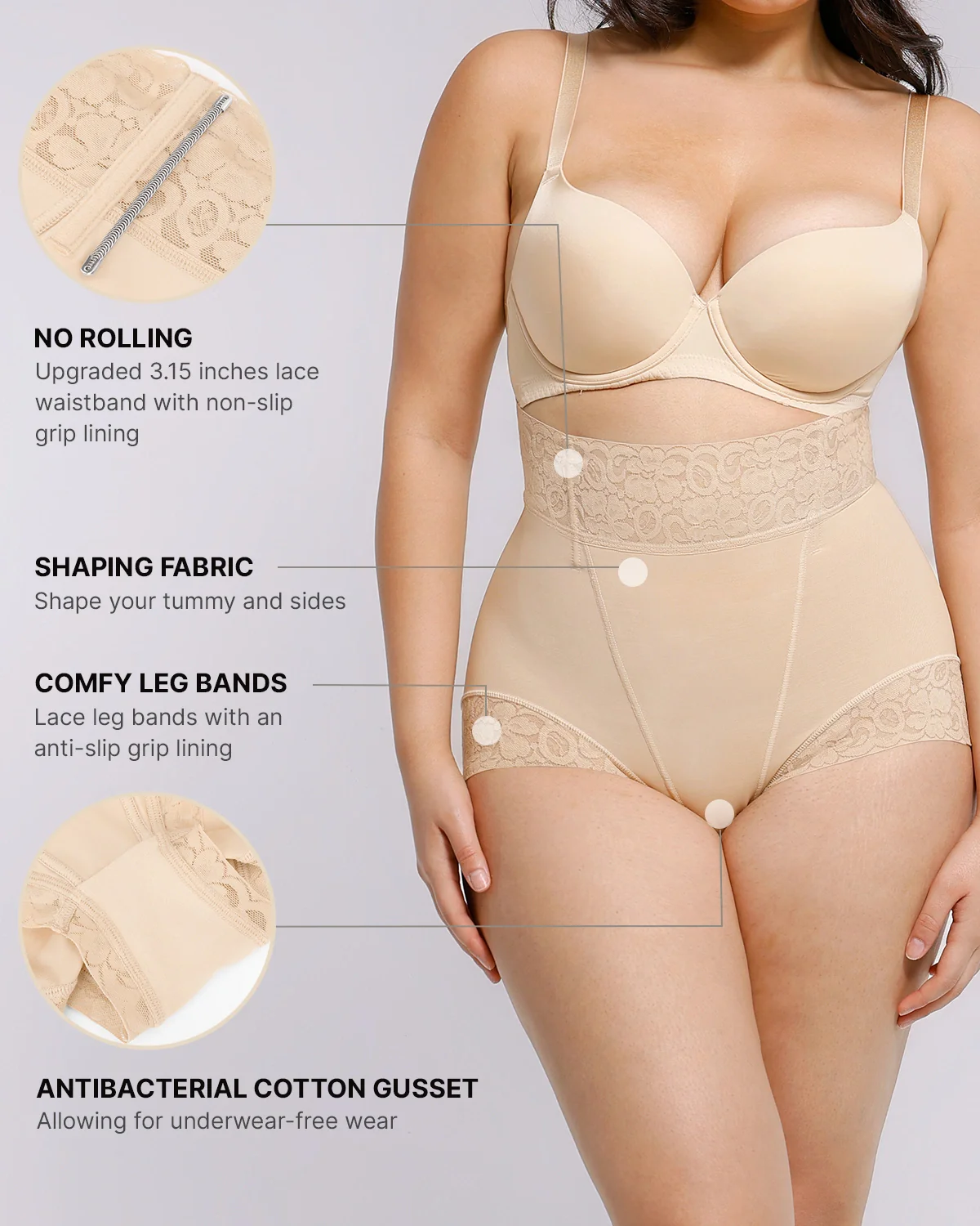 Bare Essentials™ AirSlim® Mid-Rise Shaper Brief - Image 3