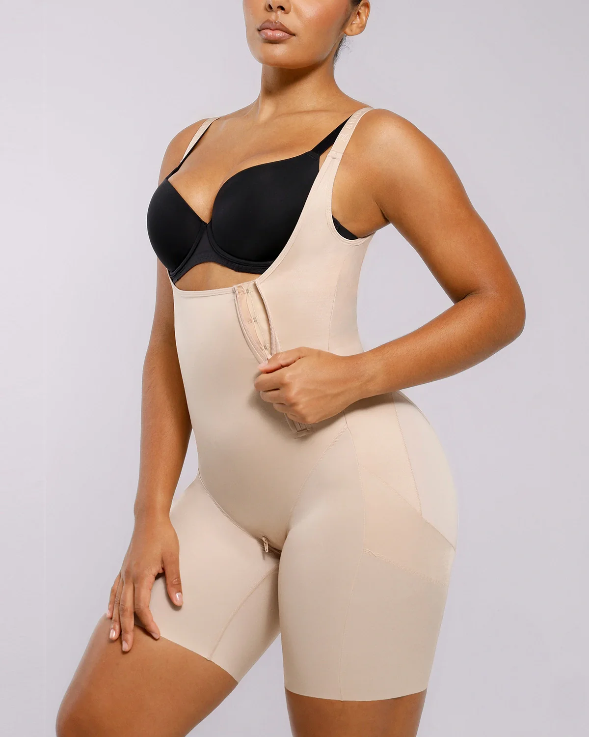 BOOT-YEAH™ SilkSculpt Open Bust Full Bodysuit - Image 19