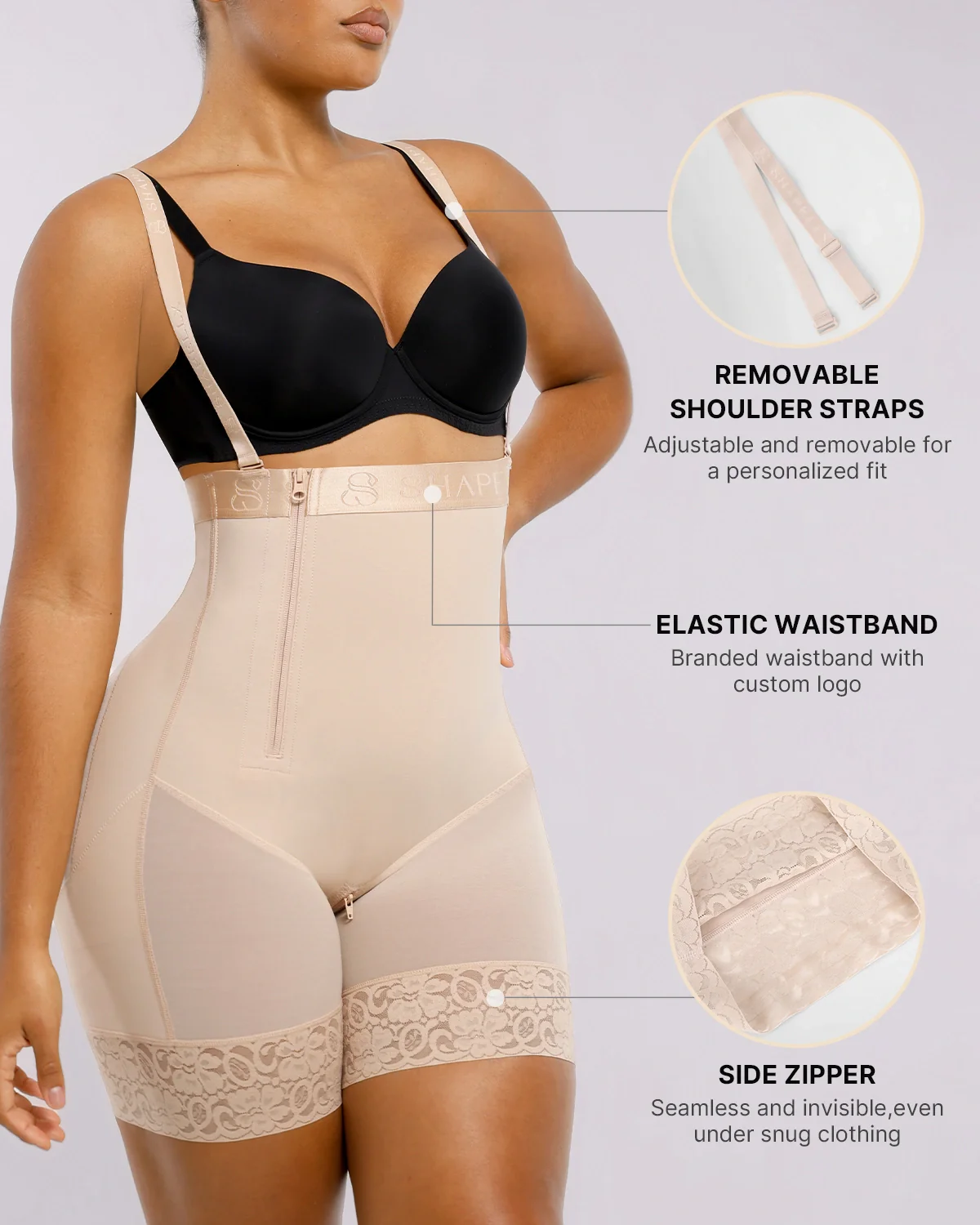 BOOT-YEAH™ AirSlim® Firm Tummy Compression Shaping Short - Image 43