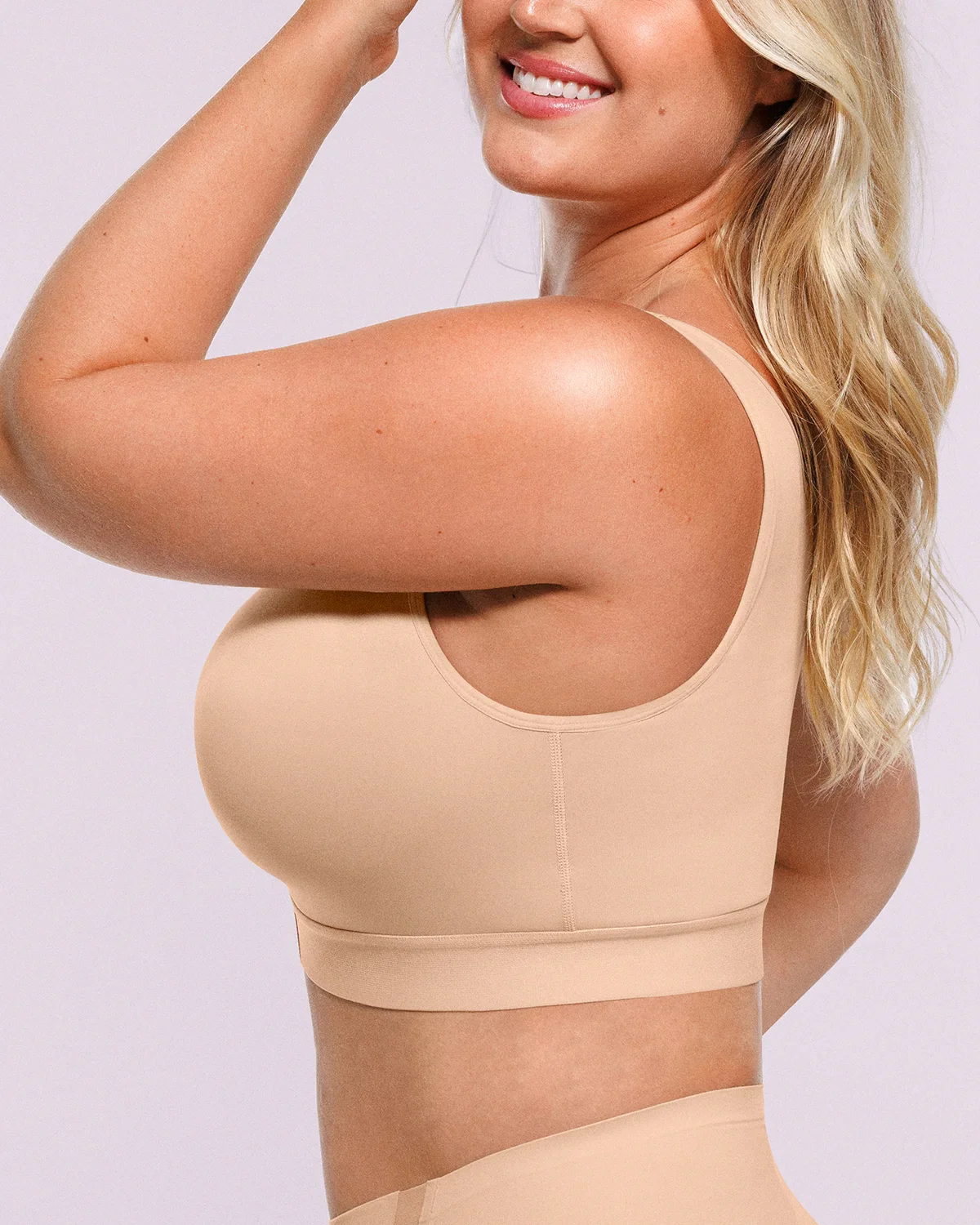 Bare Essentials™ AirSlim® Unlined Wireless Back Support Bra - Image 14