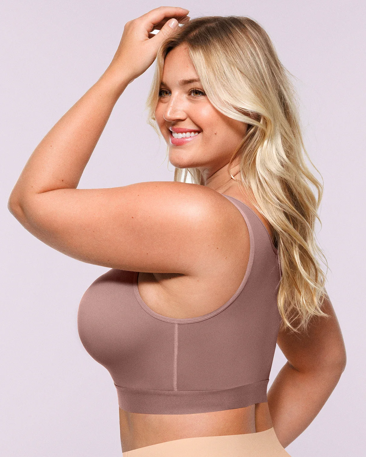 Bare Essentials™ AirSlim® Unlined Wireless Back Support Bra - Image 6