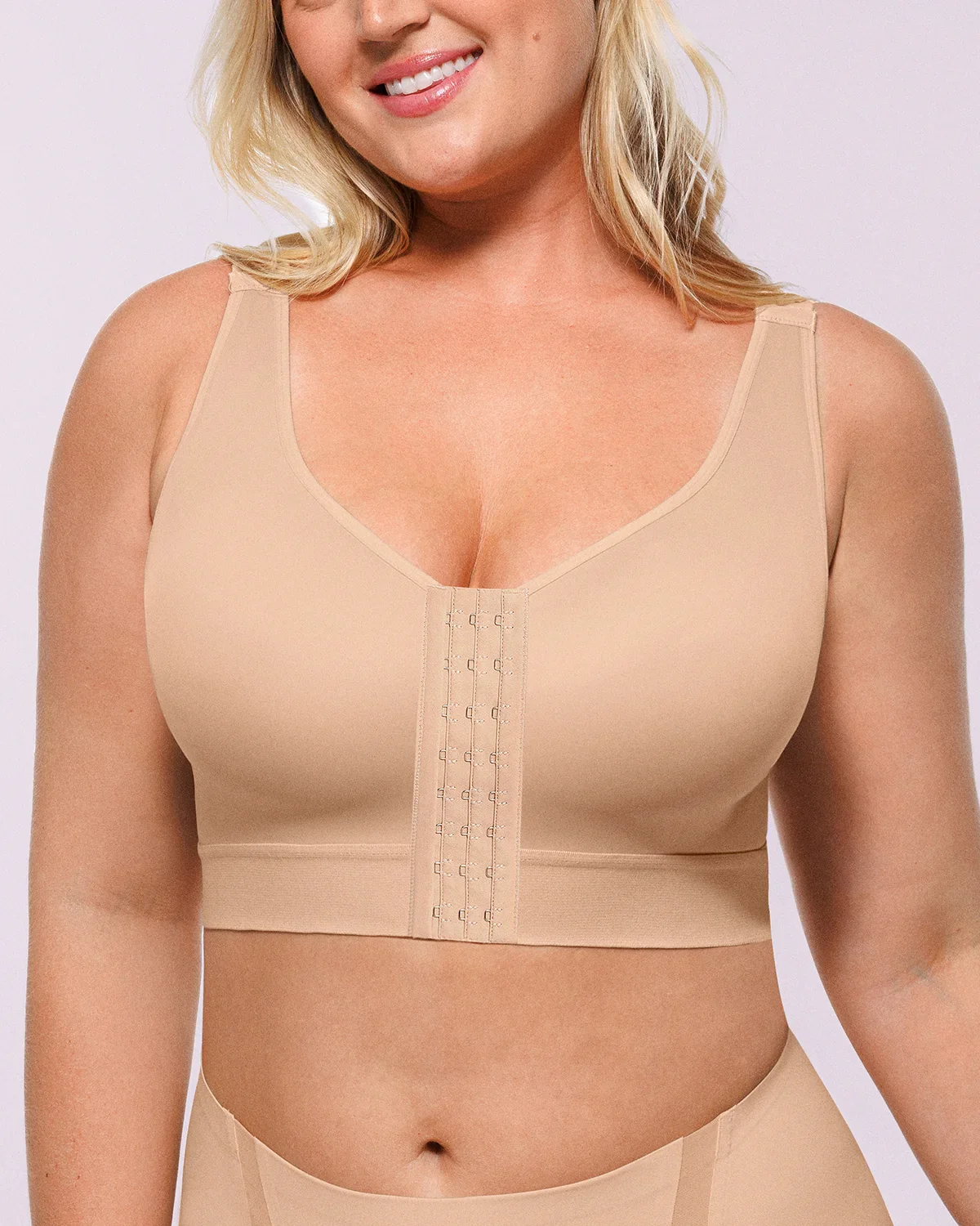 Bare Essentials™ AirSlim® Unlined Wireless Back Support Bra - Image 7