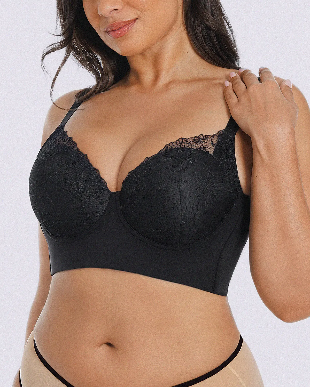 Bare Essentials™ AirSlim® Back Smoothing Lace Underwire Bra - Image 15