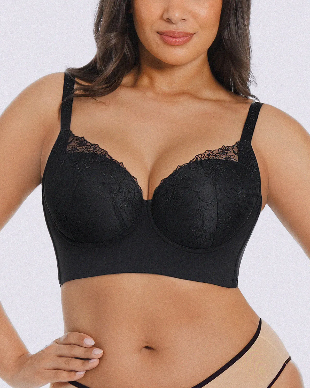 Bare Essentials™ AirSlim® Back Smoothing Lace Underwire Bra - Image 9