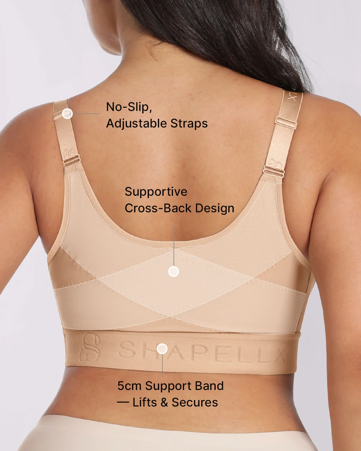 Bare Essentials™ AirSlim® Unlined Wireless Front-Closure Bra - Image 11
