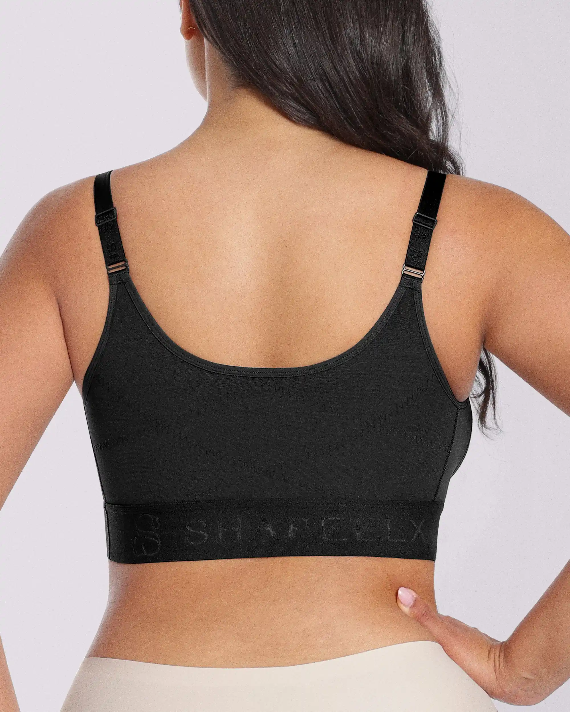 Bare Essentials™ AirSlim® Unlined Wireless Front-Closure Bra - Image 16