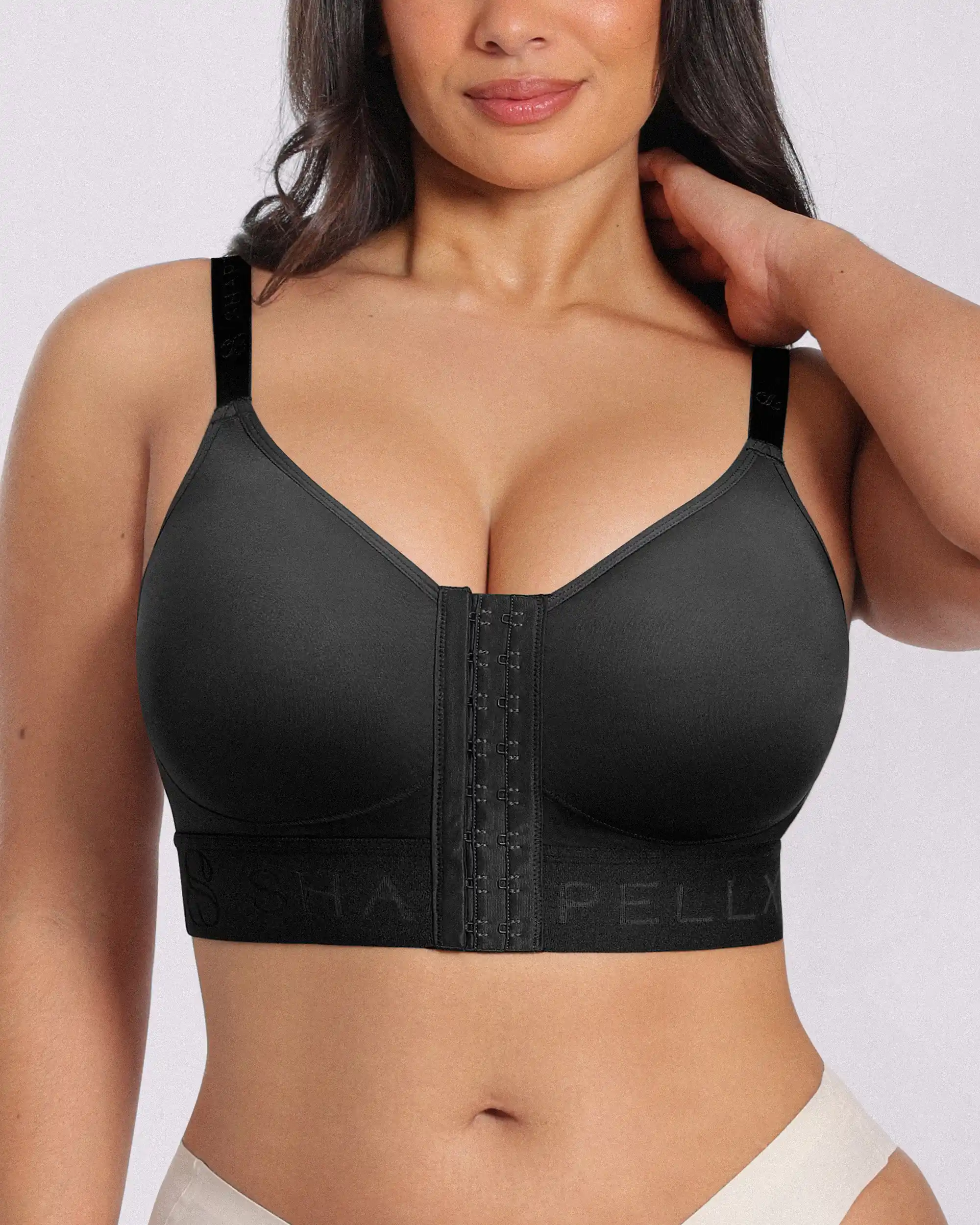 Bare Essentials™ AirSlim® Unlined Wireless Front-Closure Bra - Image 17