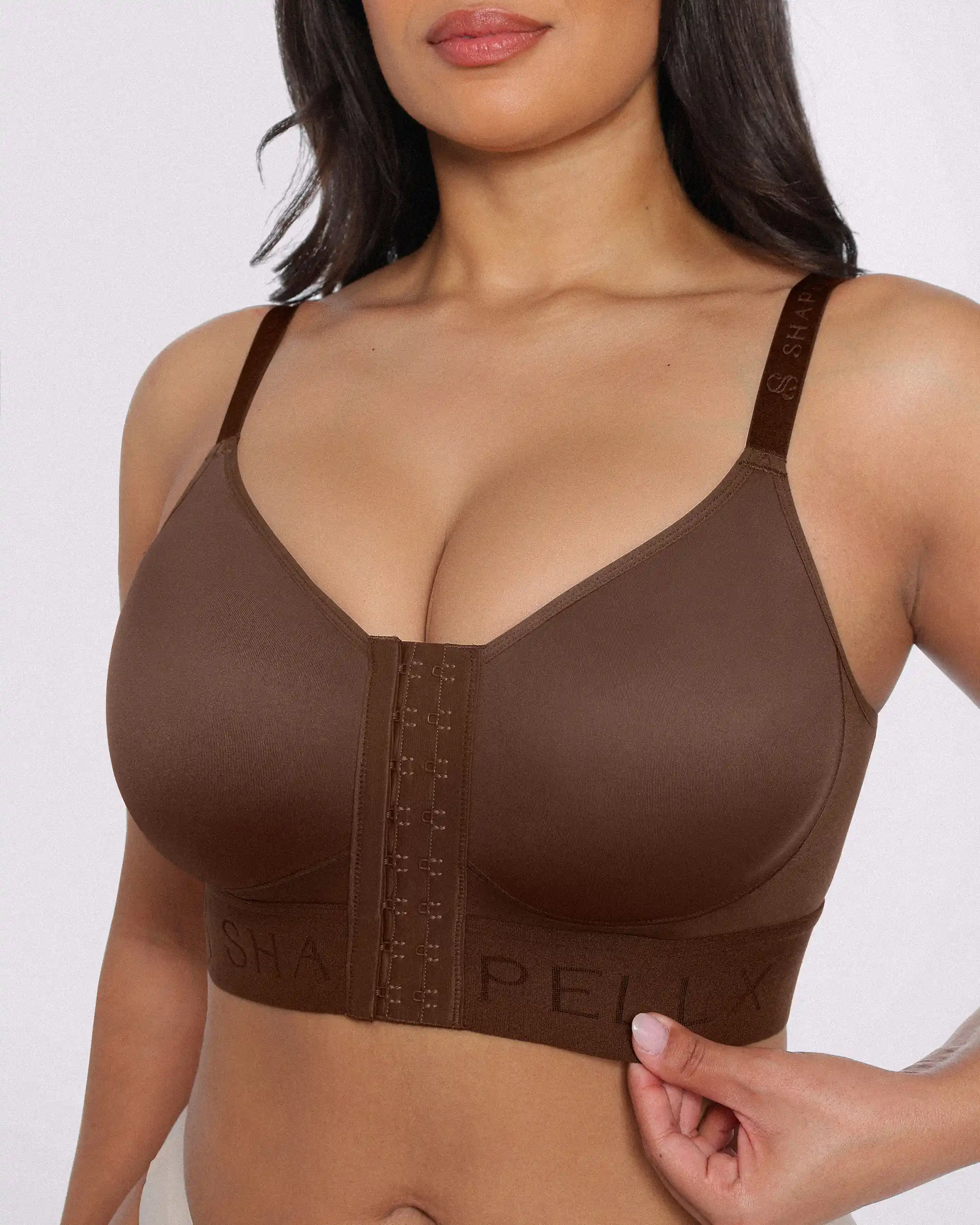 Bare Essentials™ AirSlim® Unlined Wireless Front-Closure Bra - Image 3