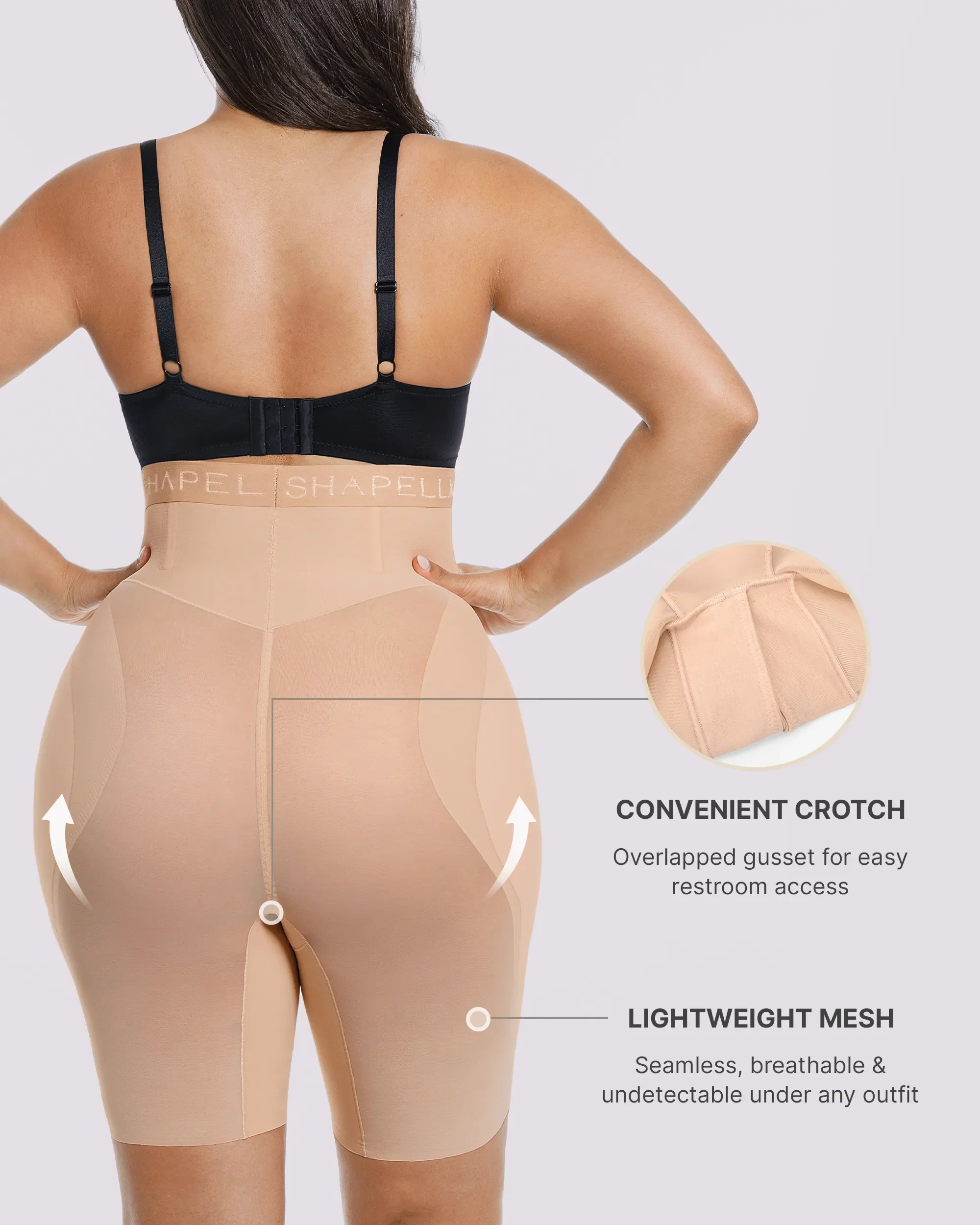 Bare Essentials™ MeshSmooth™ Hip Enhancer Padded Short - Image 4