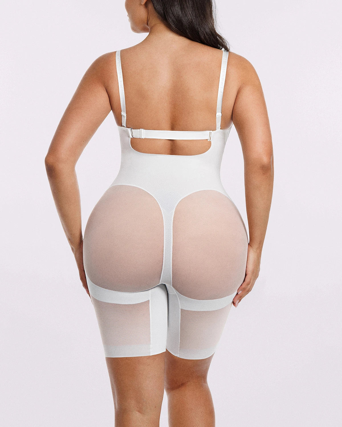 Bare Essentials™ MeshSmooth™ Low Back Mid Thigh Bodysuit - Image 16