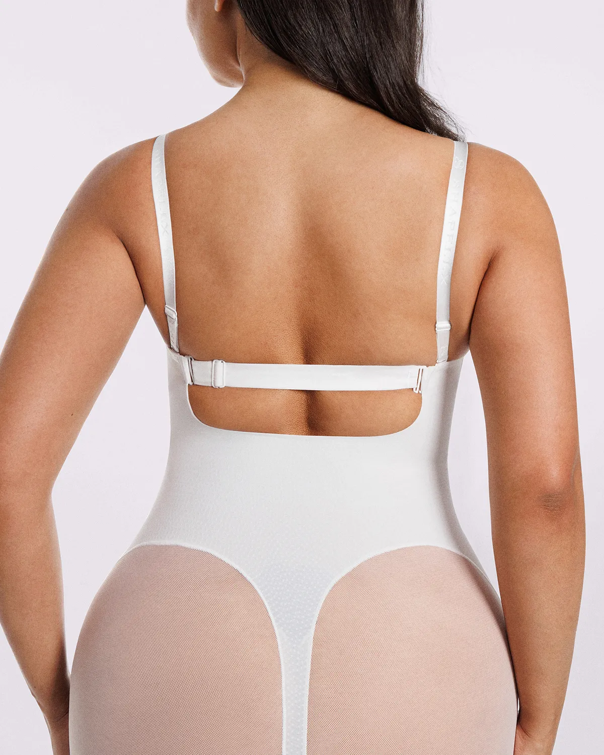 Bare Essentials™ MeshSmooth™ Low Back Mid Thigh Bodysuit - Image 21