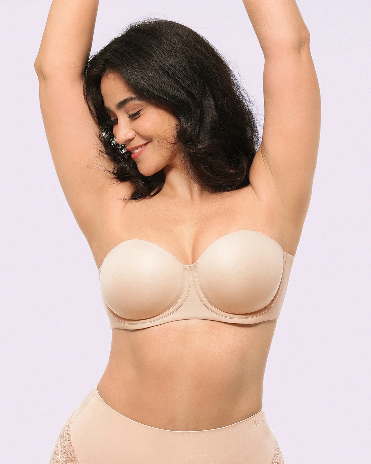 Bare Essentials™ AirSlim® Convertible Strapless Push Up Bra - Image 5
