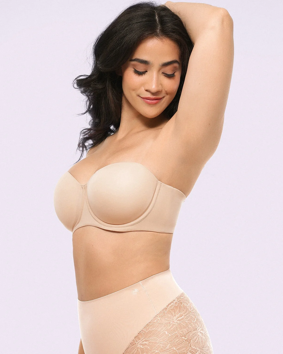 Bare Essentials™ AirSlim® Convertible Strapless Push Up Bra - Image 6