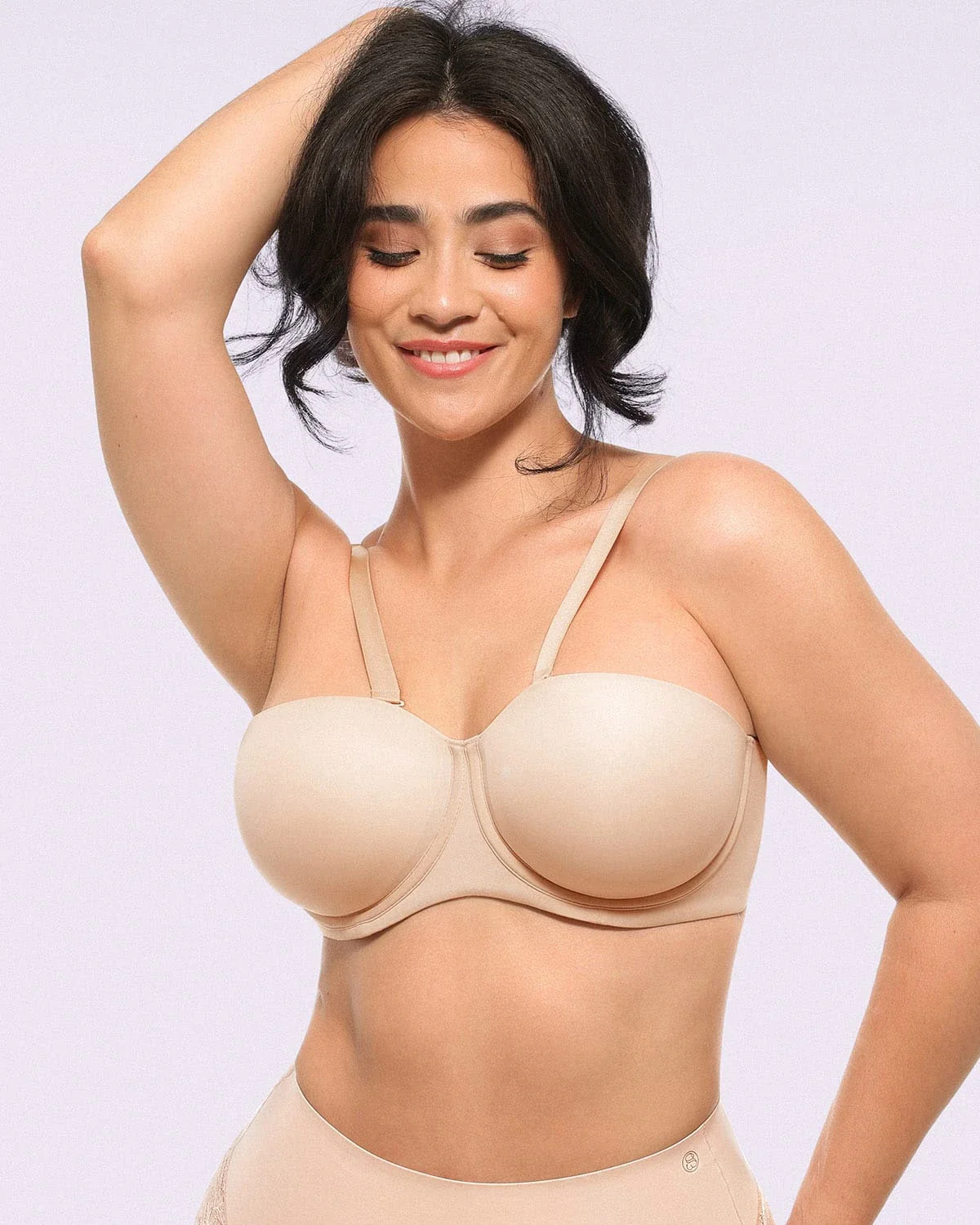 Bare Essentials™ AirSlim® Convertible Strapless Push Up Bra - Image 9