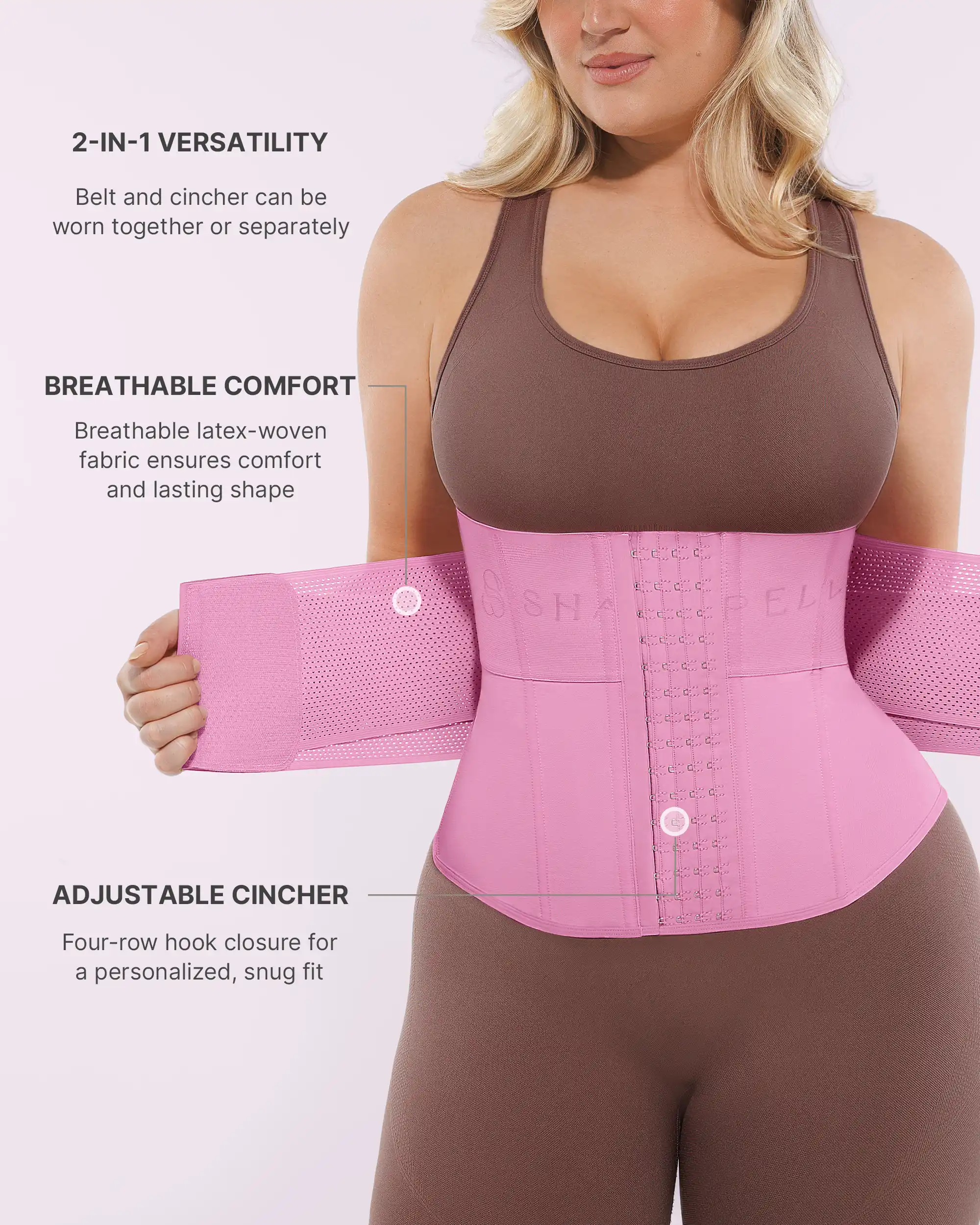 NeoSweat® AirSlim® Convertible 2-in-1 Latex Waist Trainer - Image 13