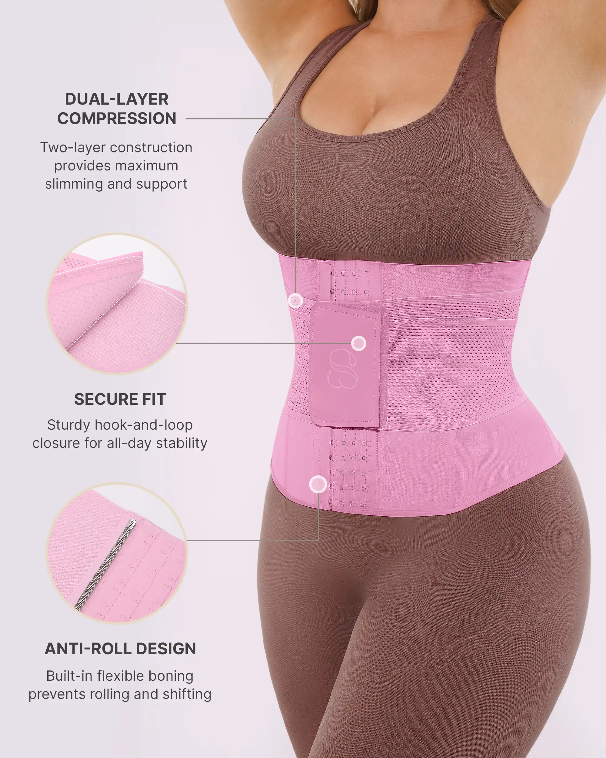 NeoSweat® AirSlim® Convertible 2-in-1 Latex Waist Trainer - Image 14