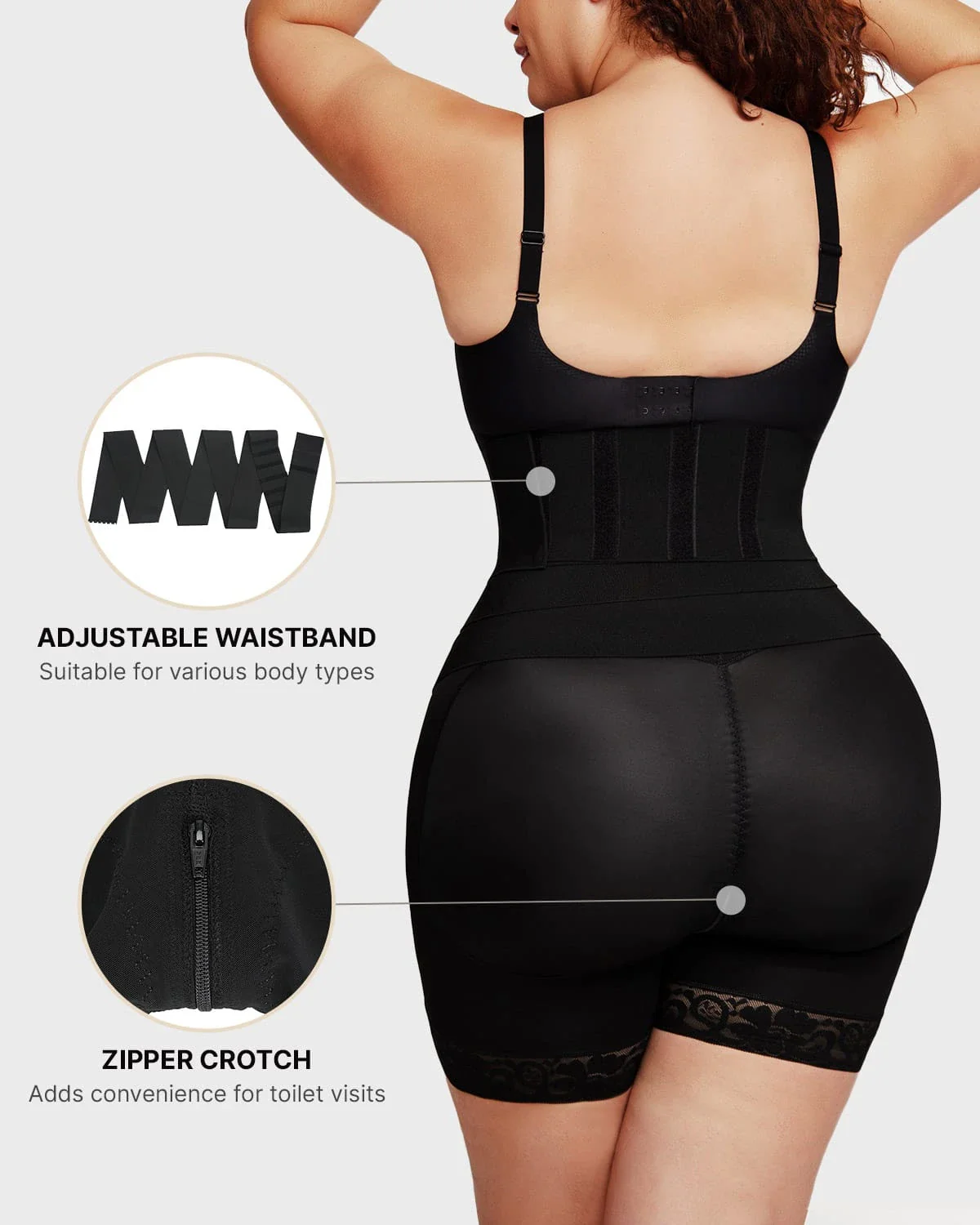 Bare Essentials™ AirSlim® 2-In-1 High-Waisted Booty Lift Shaper Short - Image 3