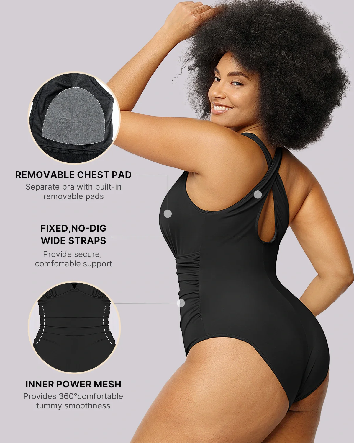 Smart Sculpt™ Plunge Cutout Swimsuit - Image 15