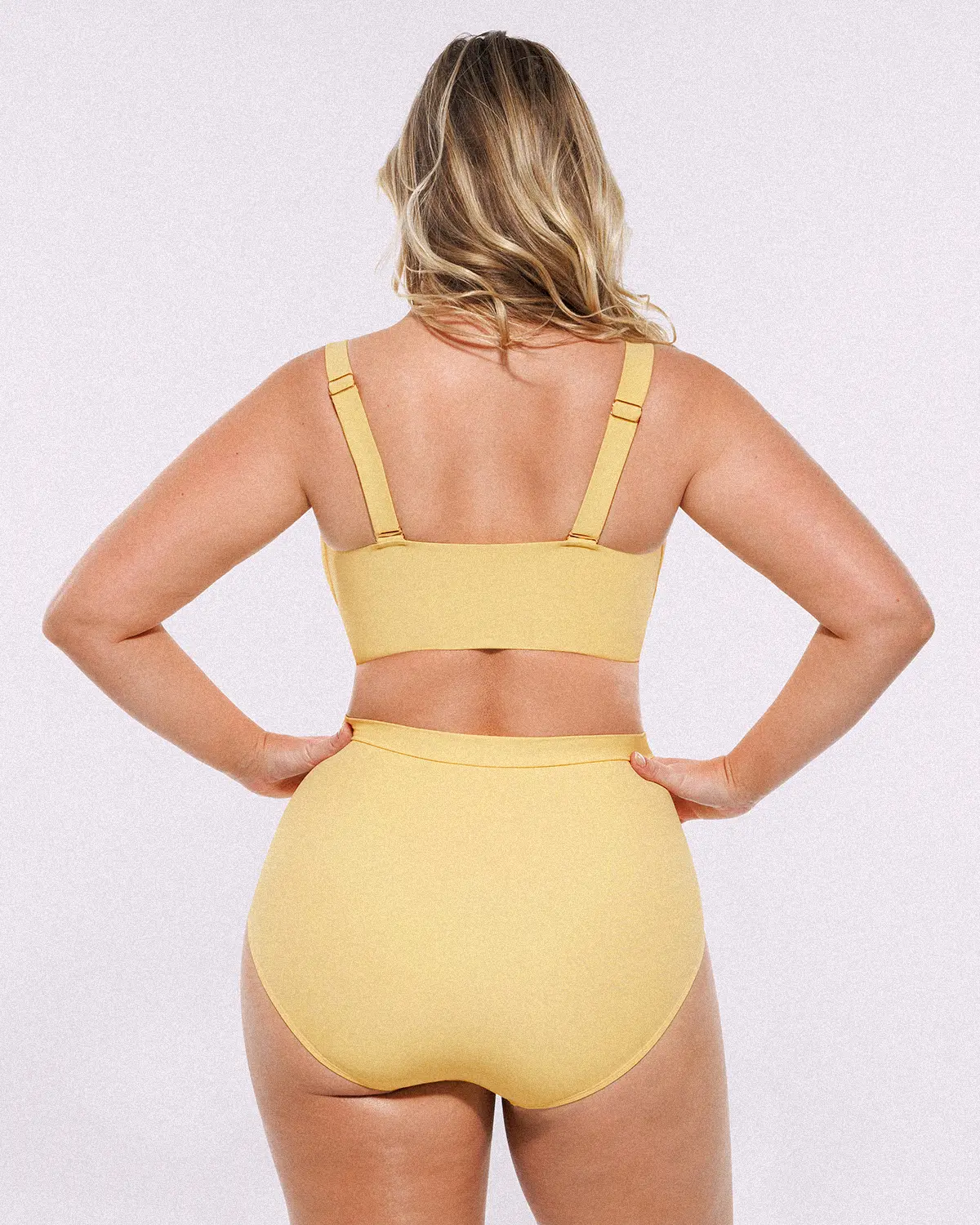 Smart Sculpt™ Ruched V-Neck Bikini Top & High-Waisted Bottom Set - Image 34