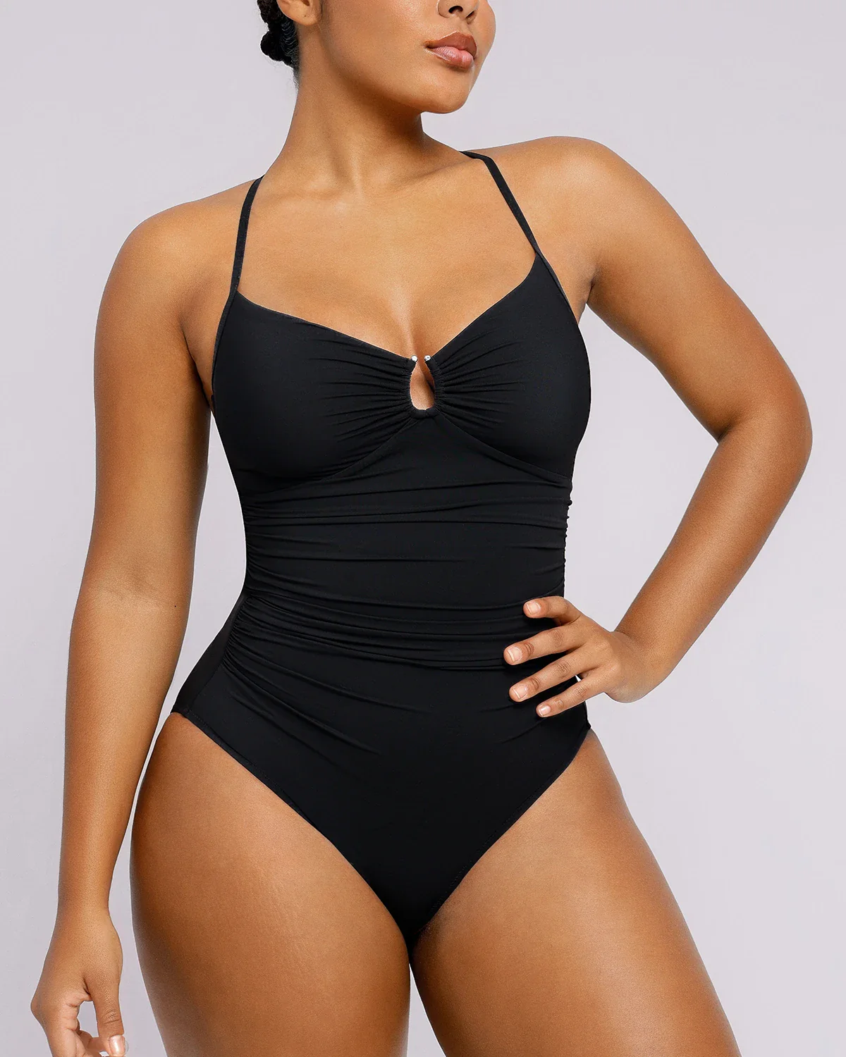 Smart Sculpt™ U-Ring Cut Out Shaping Swimsuit - Image 13