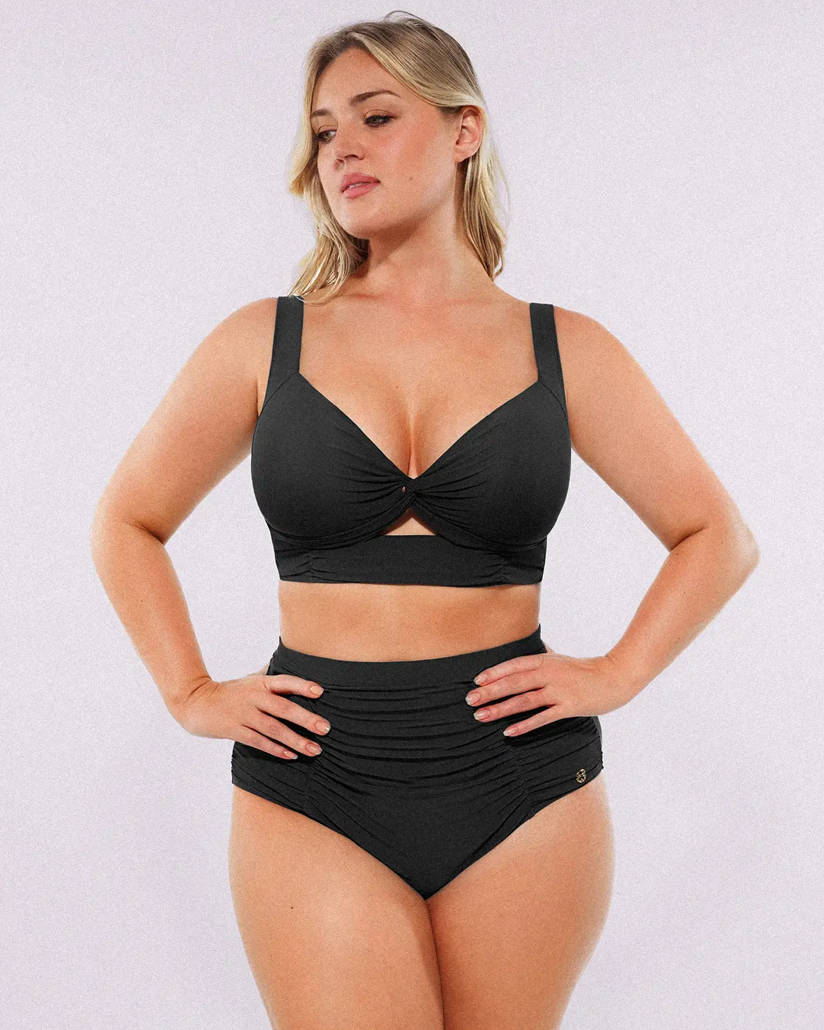 Smart Sculpt™ Twist-Front Bikini Top & High-Waisted Bottom Set - Image 30