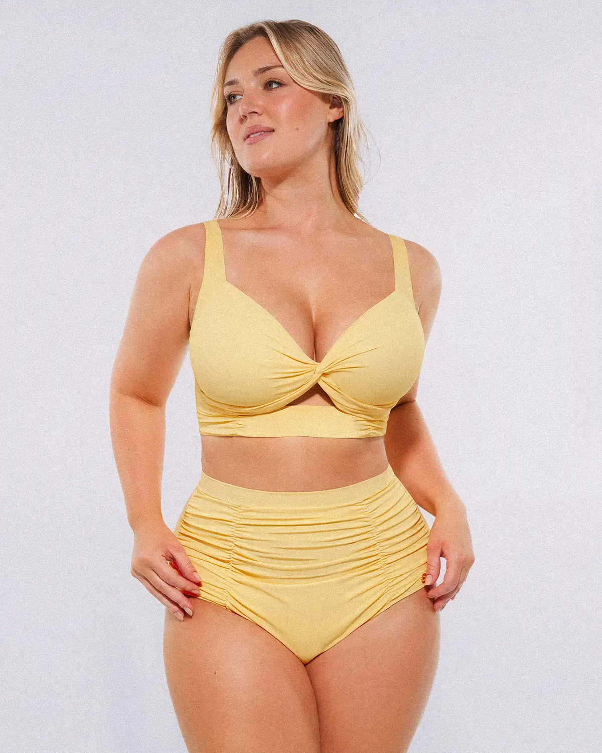 Smart Sculpt™ Twist-Front Bikini Top & High-Waisted Bottom Set - Image 7